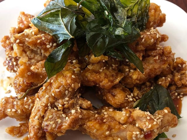 8. Rad Prik Chicken Thighs.