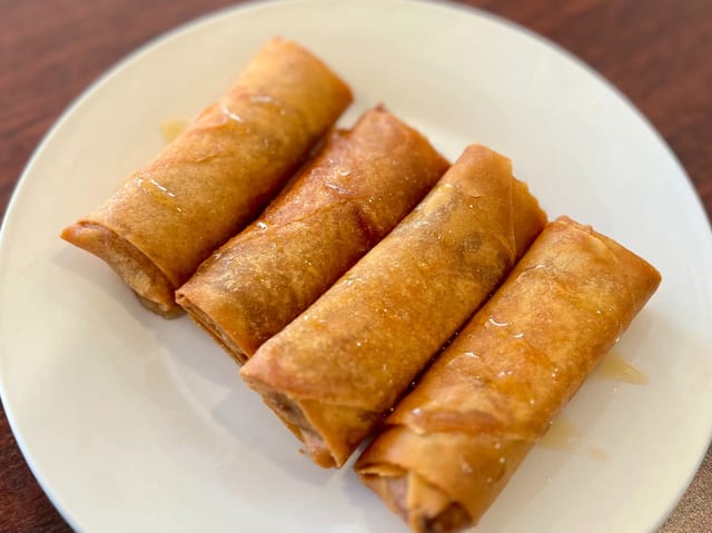 48. Fried Banana Rolls.