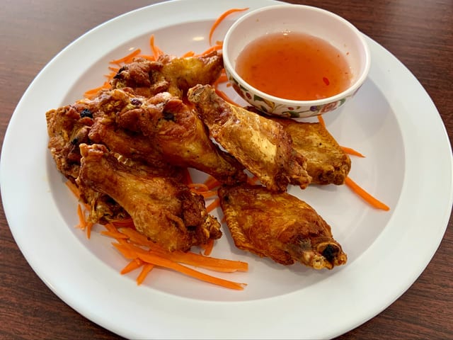9. Deep Fried Chicken Wings.
